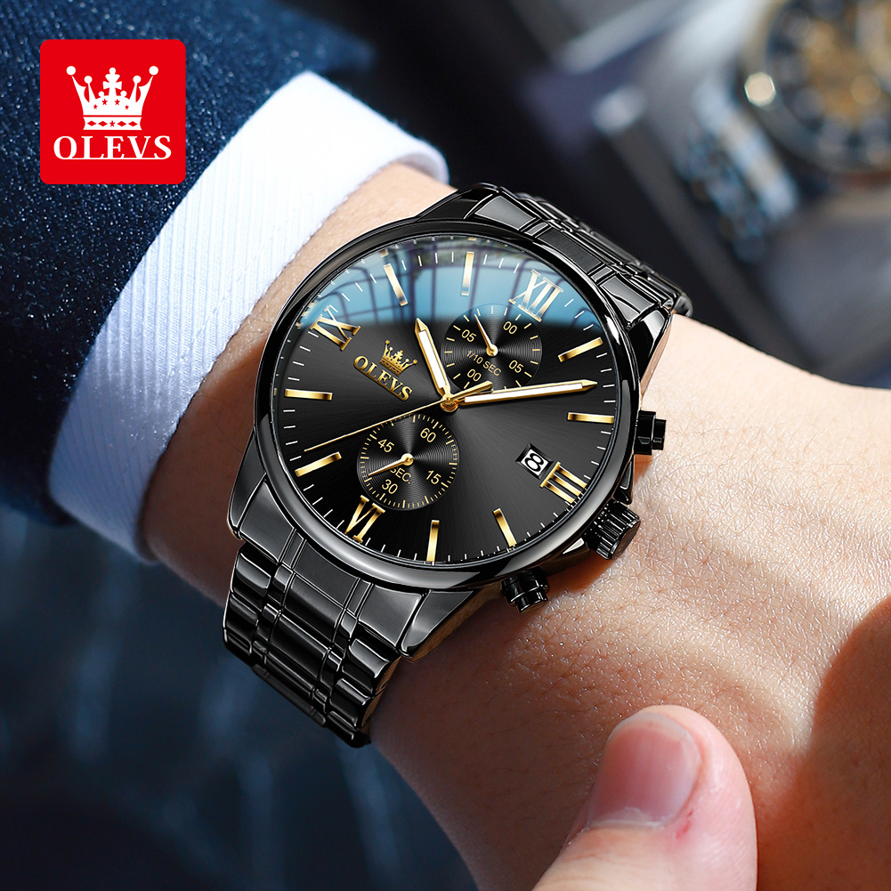 OLEVS 2886 Classic Black Quart - Luxury Watch Investment recension och pris