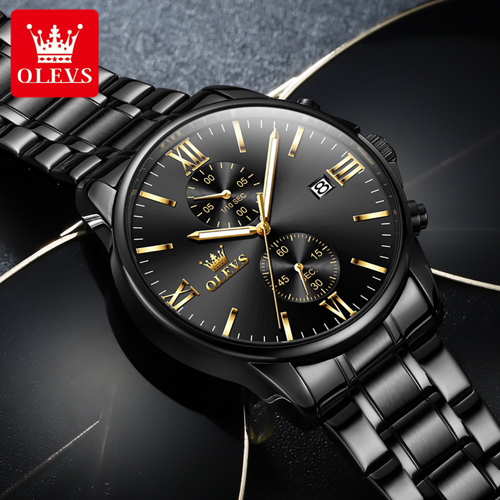 OLEVS 2886 Classic Black Quart - Luxury Watch Investment recension och pris