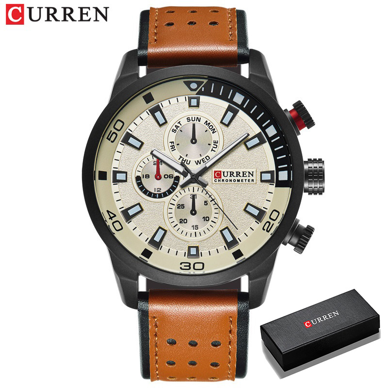 2017 CURREN Stylish Watch Men  - Luxury Watch Investment recension och pris