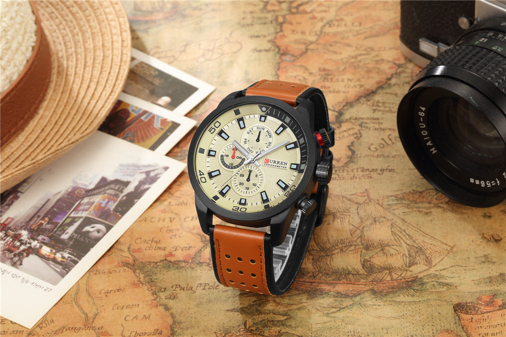 2017 CURREN Stylish Watch Men  - Luxury Watch Investment recension och pris
