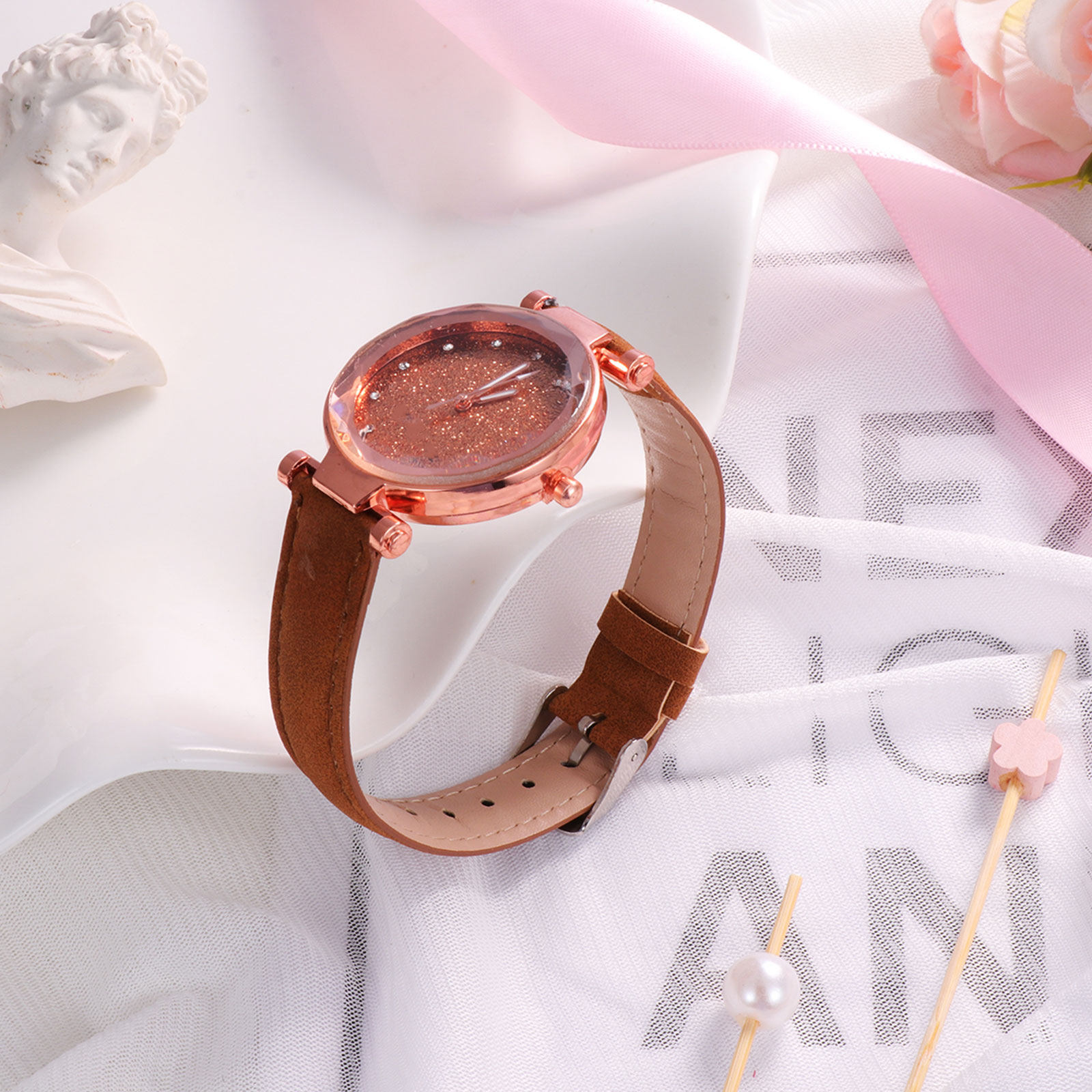 2Pcs Women Quartz Watch Design - Luxury Watch Gift For Her recension och pris