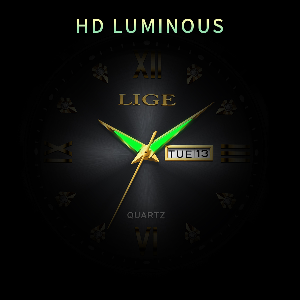 LIGE New Men's Luxury Watch Bu - Luxury Watch Top 10 recension och pris