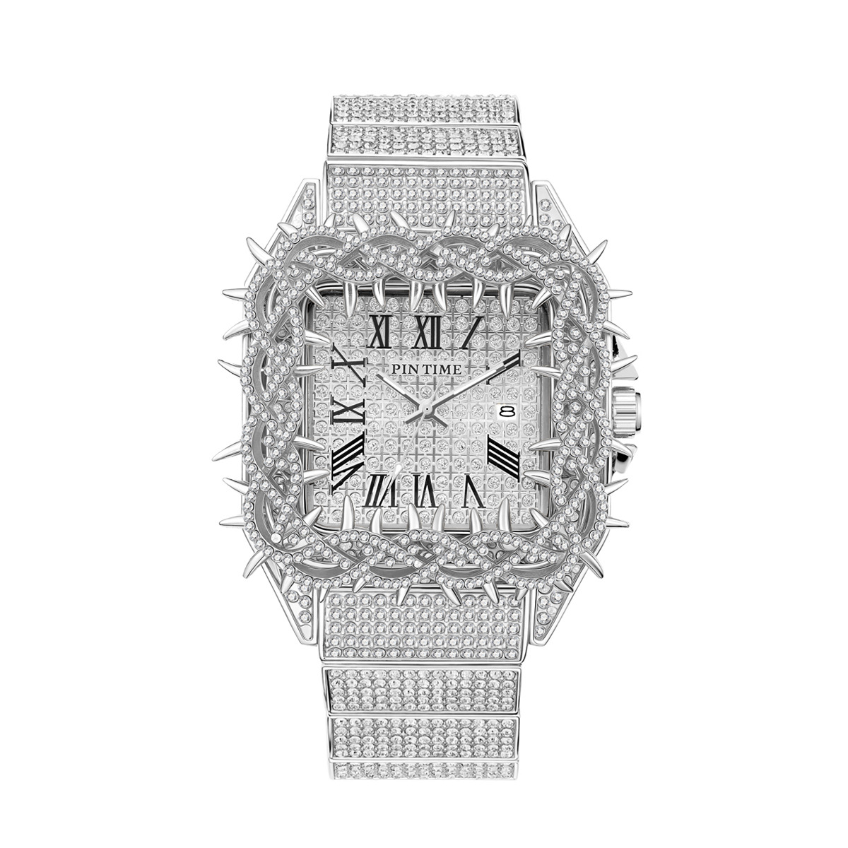 Iced Out Square Men Quartz Wat - Luxury Watch Iceberg recension och pris