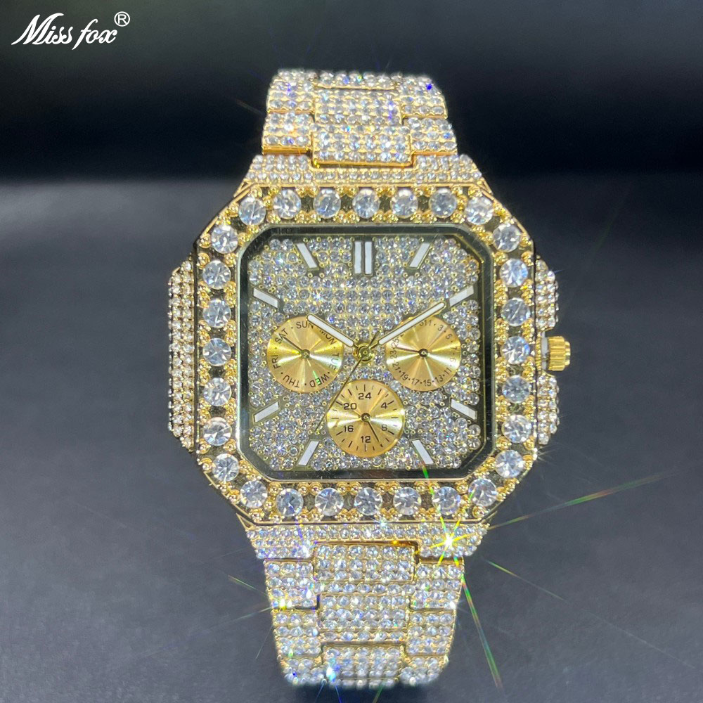 MISSFOX Luxury Diamond Watch f - Luxury Watch Iceberg recension och pris